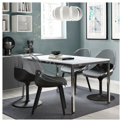 Обідній стілець BALTSAR Чорний - 6 IKEA Обідній стілець BALTSAR Чорний (ИКЕА БАЛЦАР) 50532138 фото - 6