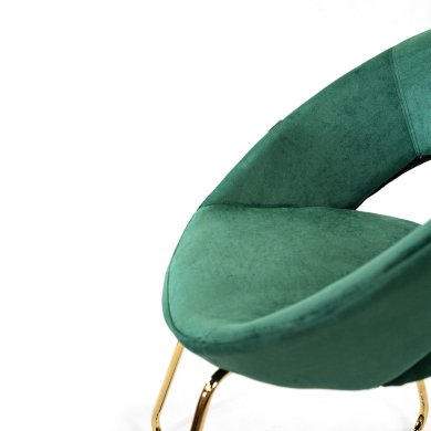 Обеденный стул Homla JARED Welur Зеленый 157361 фото - 4