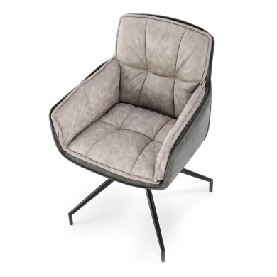 Обеденный стул поворотный Halmar K523 Пепельный V-CH-K/523-KR-POPIELATY фото - 7