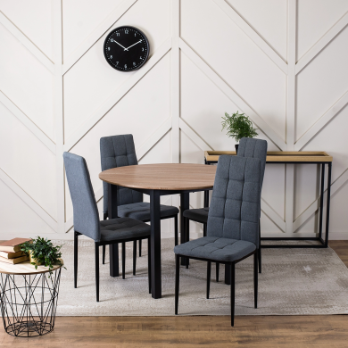 Обеденный стул Mebel Elit TEX Темно-серый - 11 Обеденный стул Mebel Elit TEX Темно-серый ME.TEX/CP/T/K фото - 11