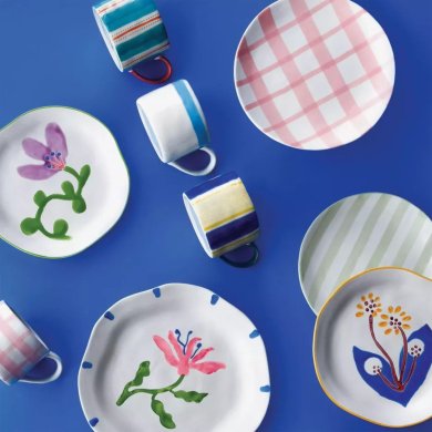 Тарілка Duka BLOMEN 25,5 см Зелений - 6 Тарілка Duka BLOMEN 25,5 см Зелений 2221919 фото - 6