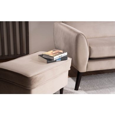 Диван Signal Mena Velvet | Темно-бежевий / Венге (BLUVEL 40) MENAVCBW-Р фото - 6
