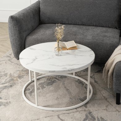 Журнальный стол Mebel Elit AGNES MAX Marmur Белый - 6 Журнальный стол Mebel Elit AGNES MAX Marmur Белый ME.MAXAGNES/BM/B/L фото - 6