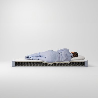 IKEA Пружинный матрас жесткий VESTMARKA 140x200 см Голубой (ИКЕА ВЕСТМАРКА) 40451284 фото - 10