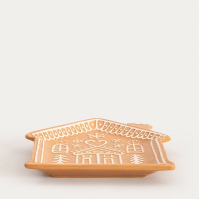 Сервірувальне блюдо Homla LOKKA 23x21,5 см Коричневий 242671 фото - 3