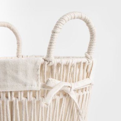 Корзина Homla TEMIRA 25x27 см Белый - 4 Корзина Homla TEMIRA 25x27 см Белый 237742 фото - 4