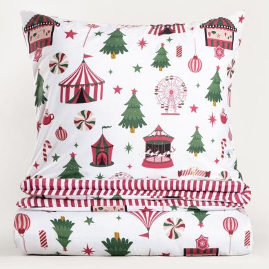 Комплект постельного белья Homla CINDY 140x200 см Принт 242805