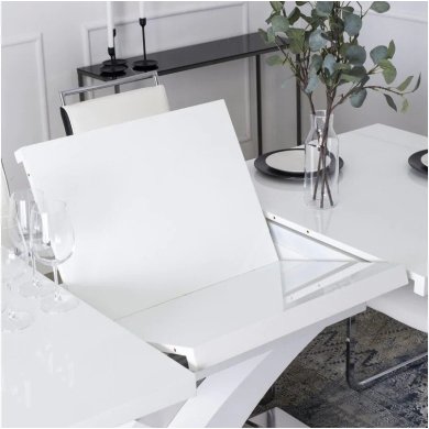 Розкладний обідній стіл Mebel Elit SVEN Білий - 14 Розкладний обідній стіл Mebel Elit SVEN Білий B.SVEN/DC/CZ/S фото - 14