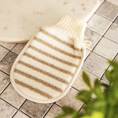 Губка-рукавичка для тіла Homla TAMMY Бежевий - 4 Губка-рукавичка для тіла Homla TAMMY Бежевий 228983 фото - 4