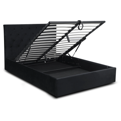 Кровать Mebel Elit LIONEL 140х200 см Черный - 3 Кровать Mebel Elit LIONEL 140х200 см Черный ME.LIONEL/140/CZ/V/LOZZPOJ фото - 3