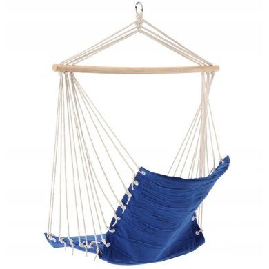 Подвесное кресло-гамак Garden Line HAM3388 Синий - 3 Подвесное кресло-гамак Garden Line HAM3388 Синий HAM3388 фото - 3