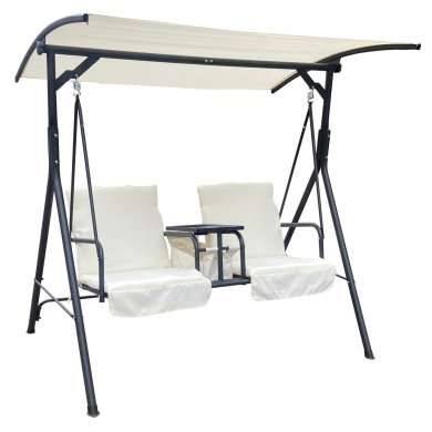 Садовые качели Garden Line 170x110x165 см Бежевый KRE6779