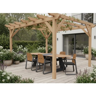 Раскладной садовый стол Garden Line ATO4126 Дерево ATO4126 фото - 5