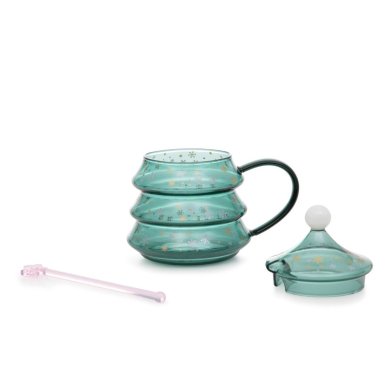 Кружка з кришкою і паличкою Homla BENICA 400 мл Зелений - 2 Кружка з кришкою і паличкою Homla BENICA 400 мл Зелений 219162 фото - 2