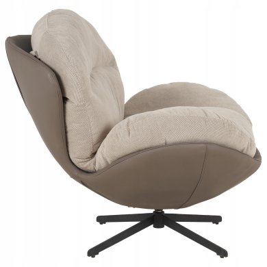 Кресло мягкое поворотное Kontrast MILO 3D Светло-коричневый 5.01.84793 фото - 2