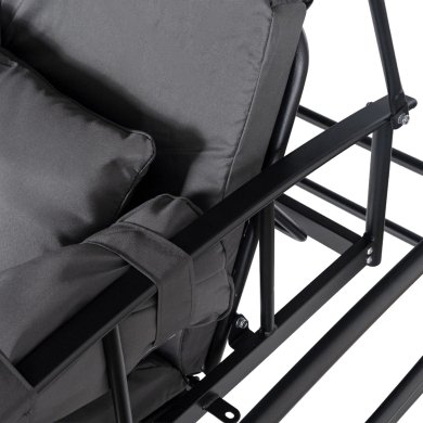 Садовые качели с москитной сеткой Mebel Elit CARMEN 237x150x256 см Серый ME.CARMEN/P/T/OGR/HUS фото - 5