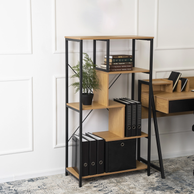 Стелаж Mebel Elit TIM Дуб золотий ME.TIM/D/CZ/REG фото - 5