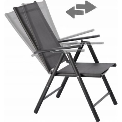 Складаний садовий стілець Garden Line TIH3507 Чорний TIH3507 фото - 3