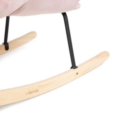 Крісло-качалка м'яке Homla MOSS Рожевий - 4 Крісло-качалка м'яке Homla MOSS Рожевий 217954 фото - 4