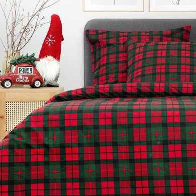 Комплект постельного белья Homla TARTAN 160x200 см Красный - 2 Комплект постельного белья Homla TARTAN 160x200 см Красный 159680 фото - 2