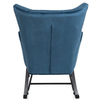 Кресло-качалка мягкое Mebel Elit JACKSON Welur Синий - 5 Кресло-качалка мягкое Mebel Elit JACKSON Welur Синий ME.JACKSON/GR/V/FW фото - 5