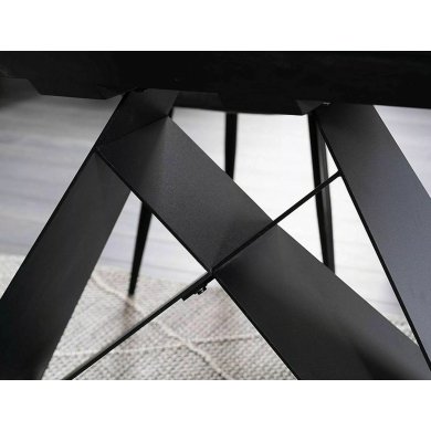 Раскладной обеденный стол Signal WESTIN SC Ceramic Marmur Белый WESTINSCB120 фото - 5
