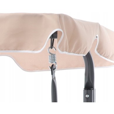 Садовые качели Garden Line 170x110x153 см Бежевый KRE0735 фото - 5