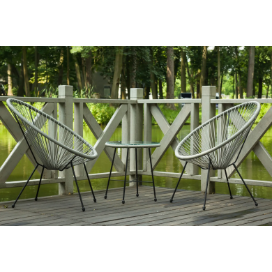 Комплект садовой мебели Meven ACAPULCO Серый - 10 Комплект садовой мебели Meven ACAPULCO Серый MV-RF012A-SZ-ACAPULCO фото - 10