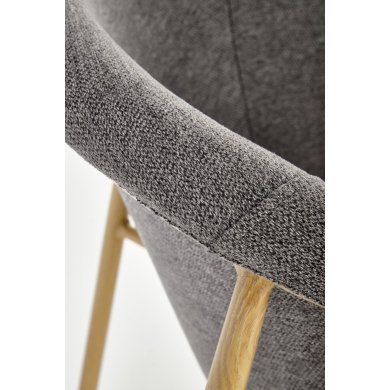 Обідній стілець Halmar K489 Попелястий V-CH-K/489-KR-POPIELATY фото - 5