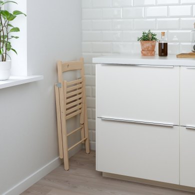 IKEA Обеденный стул складной FROSVI Бук (ИКЕА ФРОСВИ) 70534315 фото - 3