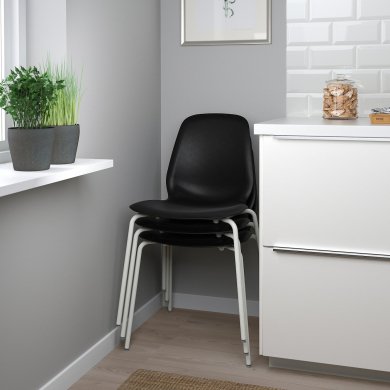 IKEA Обеденный стол LIDAS Черный (ИКЕА ЛИДАС) 59505569 фото - 3