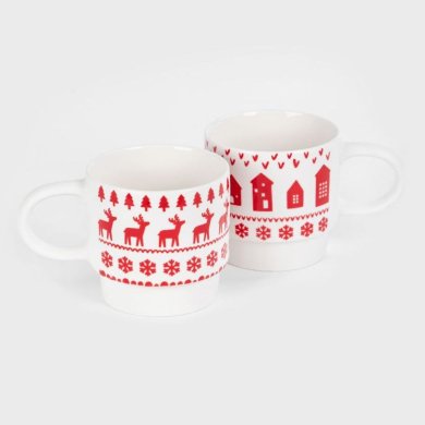 Набор кружек Homla CANAMA 400 мл 2 шт Принт Набор кружек Homla CANAMA 400 мл 2 шт Принт 230841