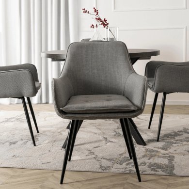 Обеденный стул Mebel Elit EDRICK Серый ME.EDRICK/P/CZ/T/K фото - 6