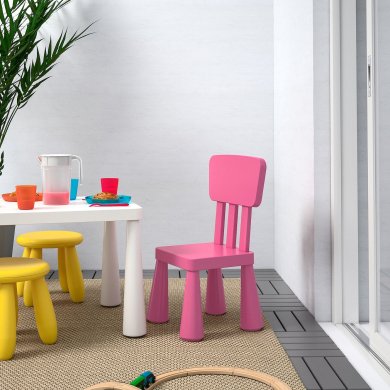 IKEA Стілець дитячий MAMMUT (ИКЕА МАММУТ) 80382321 фото - 7