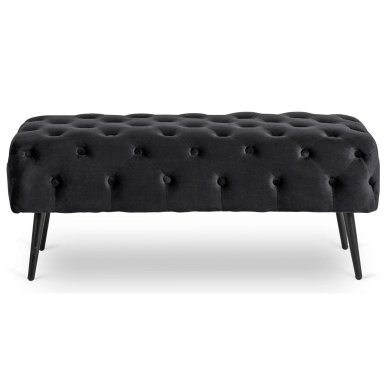 Скамья Mebel Elit VERA 2 Черный ME.VERA2/CZ/CZ/V/FW фото - 2