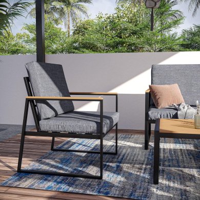 Комплект садових меблів Garden Line ALM8120 Сірий ALM8120 фото - 4