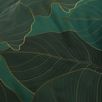 Комплект постільної білизни Homla GALLO 160x200 см Зелений 208857 фото - 7