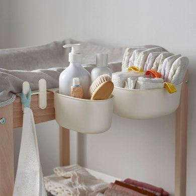 IKEA Набір навісних контейнерів для пеленального столика ÖNSKLIG (ИКЕА ÖNSKLIG) 30199283 фото - 8