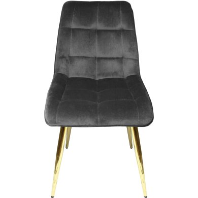 Обідній стілець Signal Chic Velvet Сірий CHICVZLSZ фото - 5