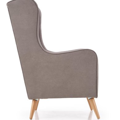 Кресло мягкое Halmar Chester Светло-серый - 4 Кресло мягкое Halmar Chester Светло-серый V-PL-CHESTER-FOT-J.POPIEL фото - 4