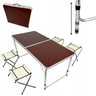 Комплект складной туристической мебели Kontrast SC1003 Серый - 2 Комплект складной туристической мебели Kontrast SC1003 Серый 5.04.13808 фото - 2