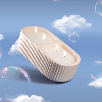 Ароматическая свеча Homla COZY Vanilla Honey 210 г Экрю 234188 фото - 7