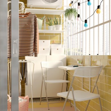 IKEA Складной садовый стул TORPARO Белый (ИКЕА ТОРПАРО) 00537850 фото - 8
