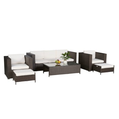 Комплект садовой мебели Favora ROSEMARY Коричневый WS610 фото - 2