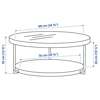 Журнальний стіл FROTORP Чорний - 8 IKEA Журнальний стіл FROTORP Чорний (ИКЕА ФРОТОРП) 70497582 фото - 8
