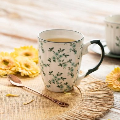 Кружка Homla GRETA 400 мл Зеленый - 4 Кружка Homla GRETA 400 мл Зеленый 234844 фото - 4