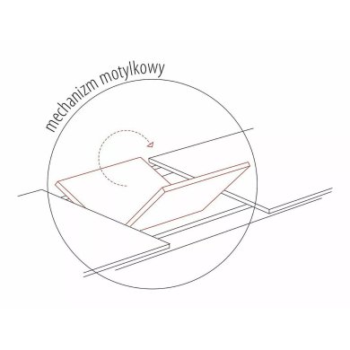 Раскладной обеденный стол Signal PORTO Ceramic Marmur Черный PORTOCC120 фото - 8