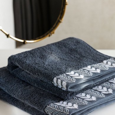 Полотенце для рук Homla ALAIDA 50х90 см Синий - 5 Полотенце для рук Homla ALAIDA 50х90 см Синий 231687 фото - 5