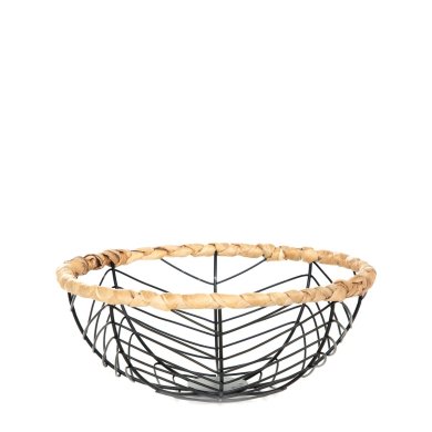 Кошик Homla RUND 20x8см| Чорний - 3 Кошик Homla RUND 20x8см| Чорний 213226 фото - 3