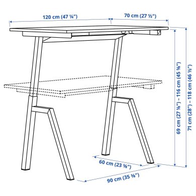 IKEA TROTTEN (ИКЕА ТРОТТЕН) 49621871 фото - 4